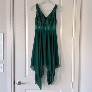 Ever-Pretty Vintage V Neck Chiffon Cocktail Dress 💚